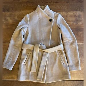 RW&Co Camel Colour Wool Blend Coat